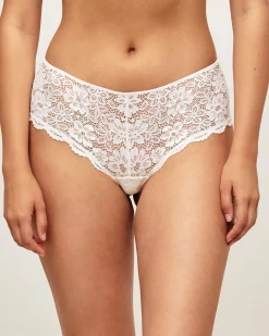 Shorty en dentelle florale