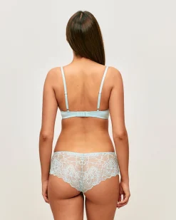 Shorty en dentelle florale