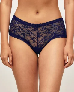 Shorty en dentelle florale