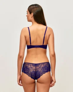 Shorty en dentelle florale