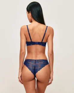 Soutien-gorge ampliforme en dentelle florale