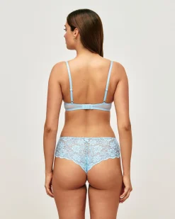 Soutien-gorge ampliforme en dentelle florale