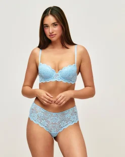 Soutien-gorge ampliforme en dentelle florale