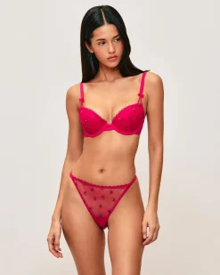 Soutien-gorge ampliforme à motif cerise