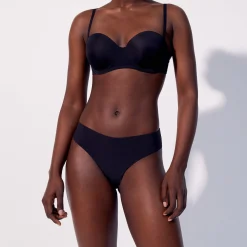 Soutien-gorge bandeau en microfibre