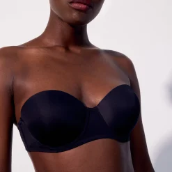 Soutien-gorge bandeau en microfibre