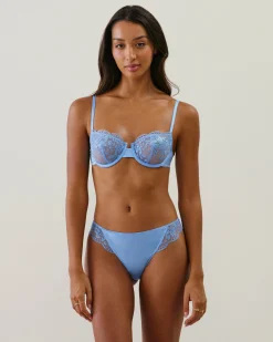 Soutien-gorge corbeille brodé