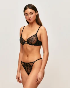 Soutien-gorge corbeille broderies