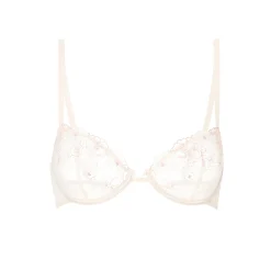 Soutien-gorge corbeille en dentelle et broderies
