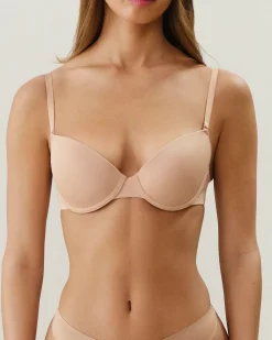 Soutien-gorge push-up en microfibre