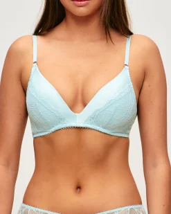 Soutien-gorge push-up en satin et dentelle