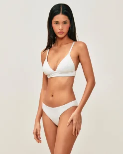 Soutien-gorge triangle ampliforme en coton