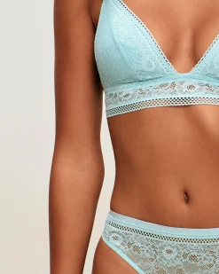 Soutien-gorge triangle en dentelle