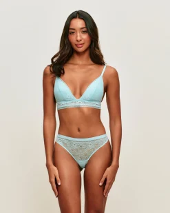 Soutien-gorge triangle en dentelle