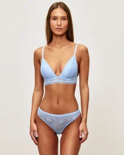 Soutien-gorge triangle en dentelle