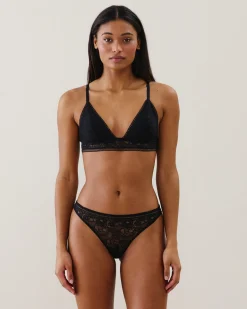 Soutien-gorge triangle en dentelle