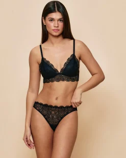 Soutien-gorge triangle en dentelle