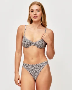 String - Bas de maillot de bain léopard