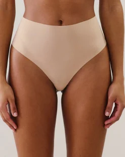 String taille haute en microfibre
