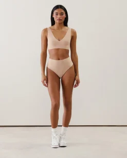 String taille haute en microfibre