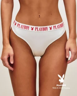 Tanga en coton Playboy