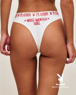 Tanga en coton Playboy