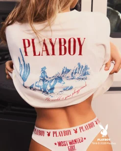 Tanga en coton Playboy