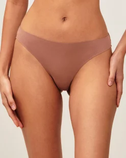 Tanga en microfibre et dentelle