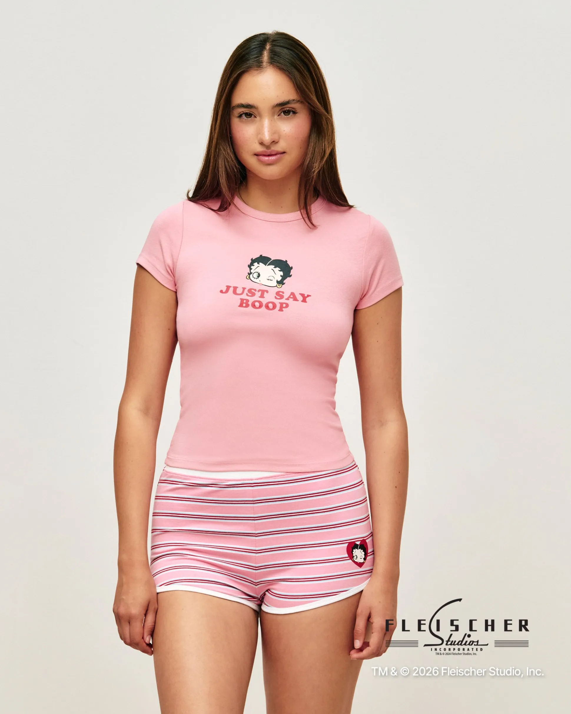 Top court en jersey Betty Boop