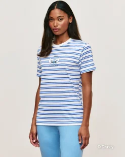 T-shirt en jersey à rayures Stitch