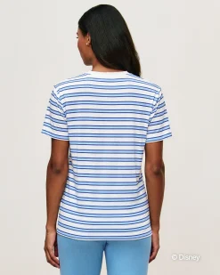 T-shirt en jersey à rayures Stitch