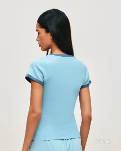 T-shirt en jersey Stitch