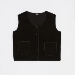 Veste sans manches sherpa